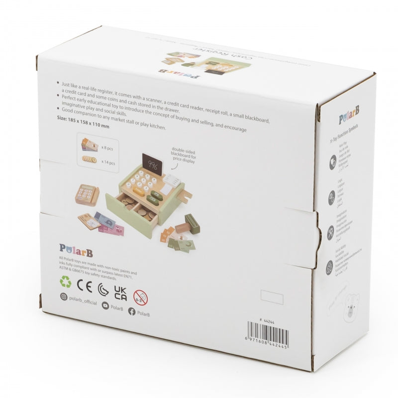 Medinis kasos aparatas, žalias, VIGA