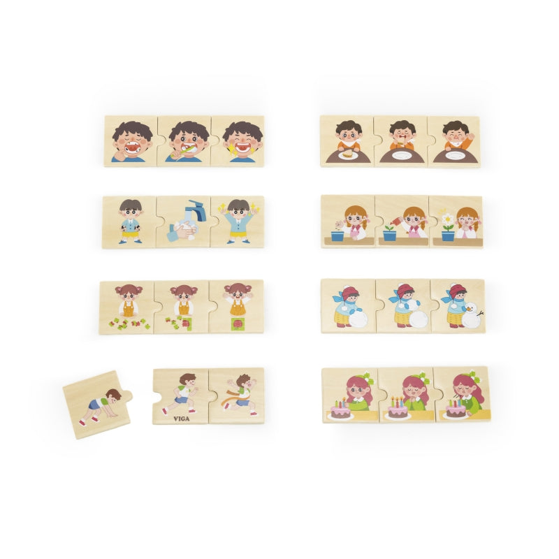 Medinė paveikslėlių derinimo dėlionė, VIGA