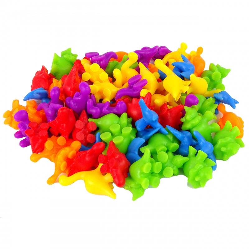 Mokomasis rinkinys 95 el, dinozaurai, WOOPIE