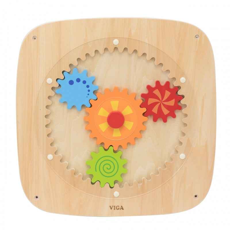 Medinė lenta su spalvotais krumpliais, VIGA