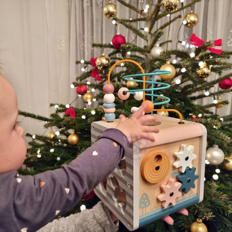 Medinis edukacinis žaidimų centras 5in1, VIGA PolarB