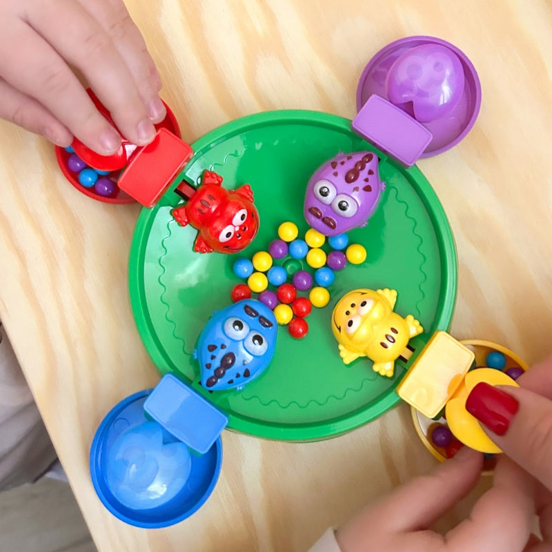 Stalo žaidimas Alkanos varlės ir krokodilai, WOOPIE