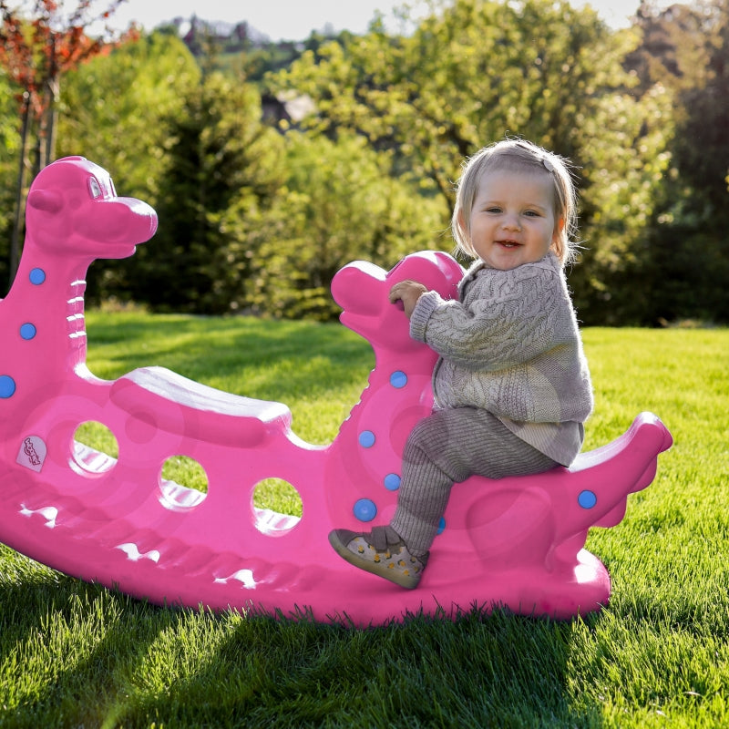 Sūpynės vaikams Dinozaurai WOOPIE, rožinės