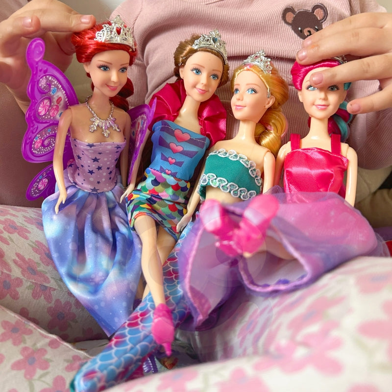 Princesių lėlių rinkinys su priedais, WOOPIE
