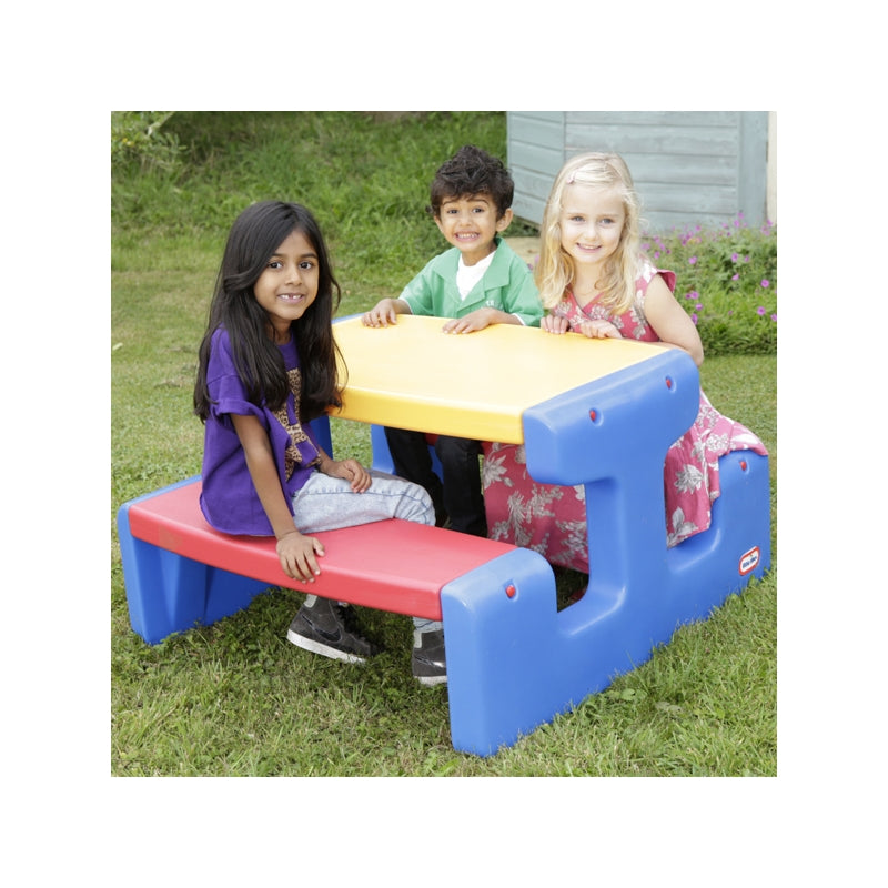 Vaikiškas pikniko stalas su dviem suoliukais, Little Tikes