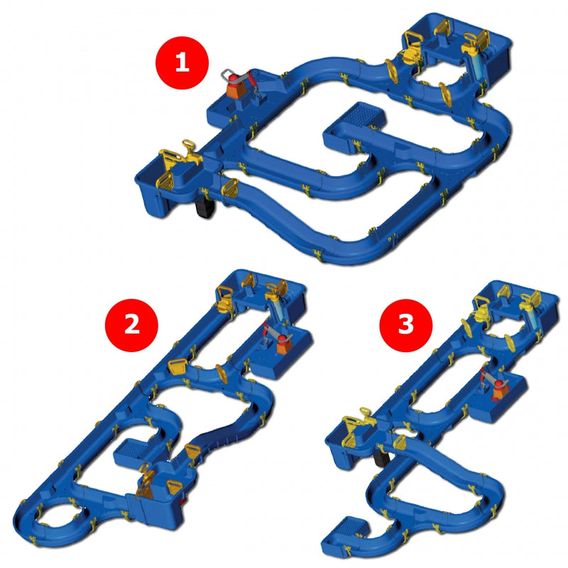 Didelė vandens kanalų trasa su uostu Waterplay, Big