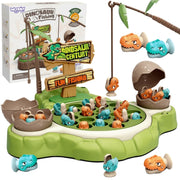 Dinozaurų žvejybos žaidimas su garso efektais, WOOPIE