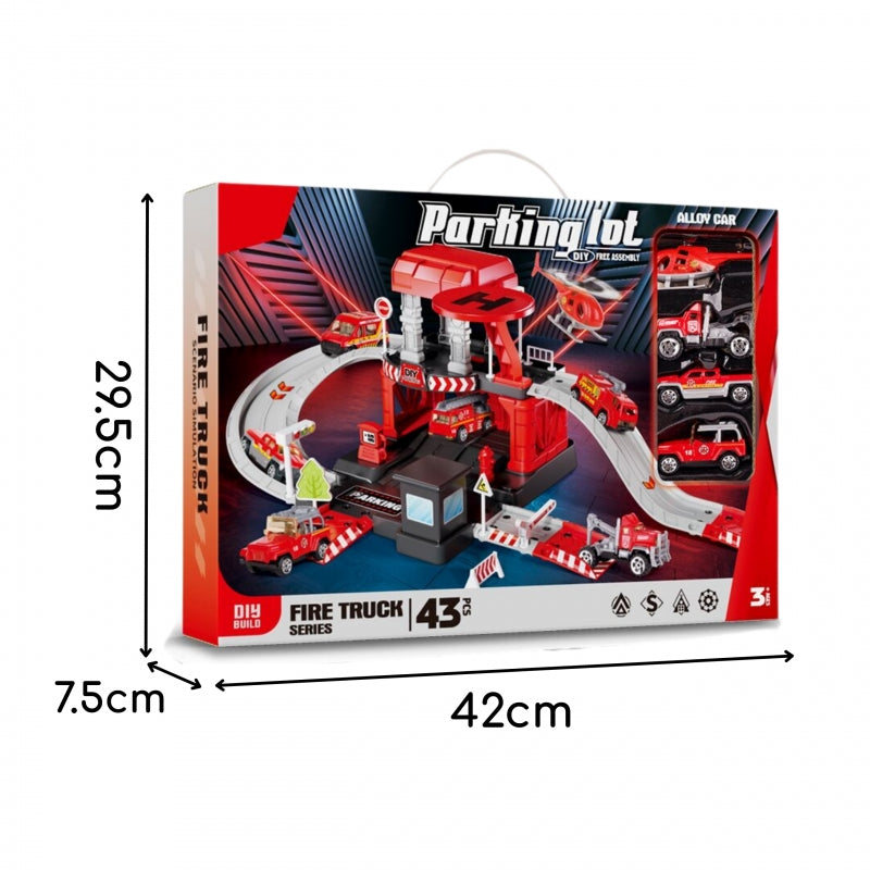 Daugiaaukštė automobilių stovėjimo aikštelė „Gaisrinė“ su priedais 43 vnt. WOOPIE