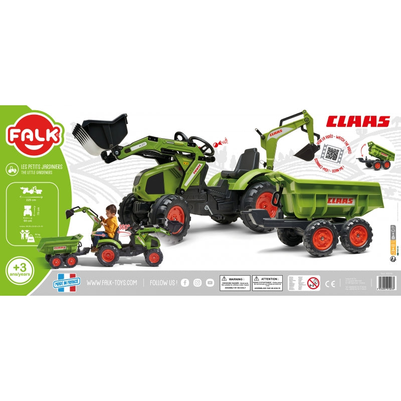 Minamas traktorius su priekaba CLAAS Falk