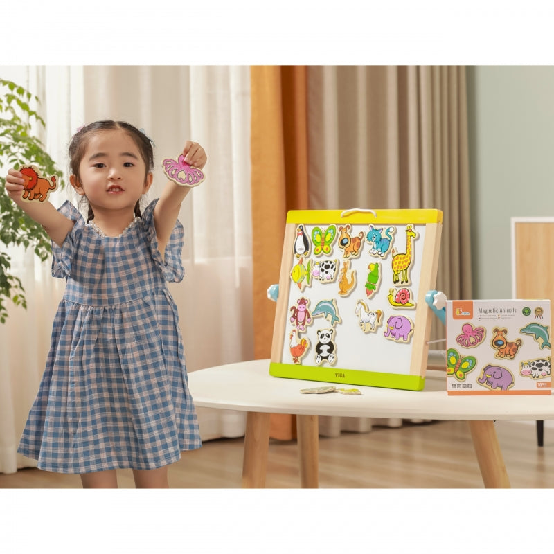 Medinių gyvūnų magnetų rinkinys 20 vnt. VIGA