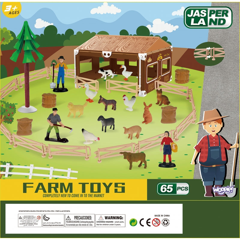 Fermos figūrėlių rinkinys su priedais 65 el, WOOPIE