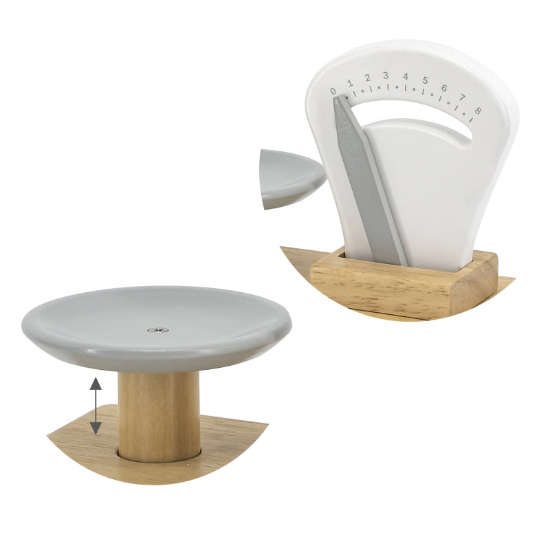 Medinės svarstyklės su skale Viga