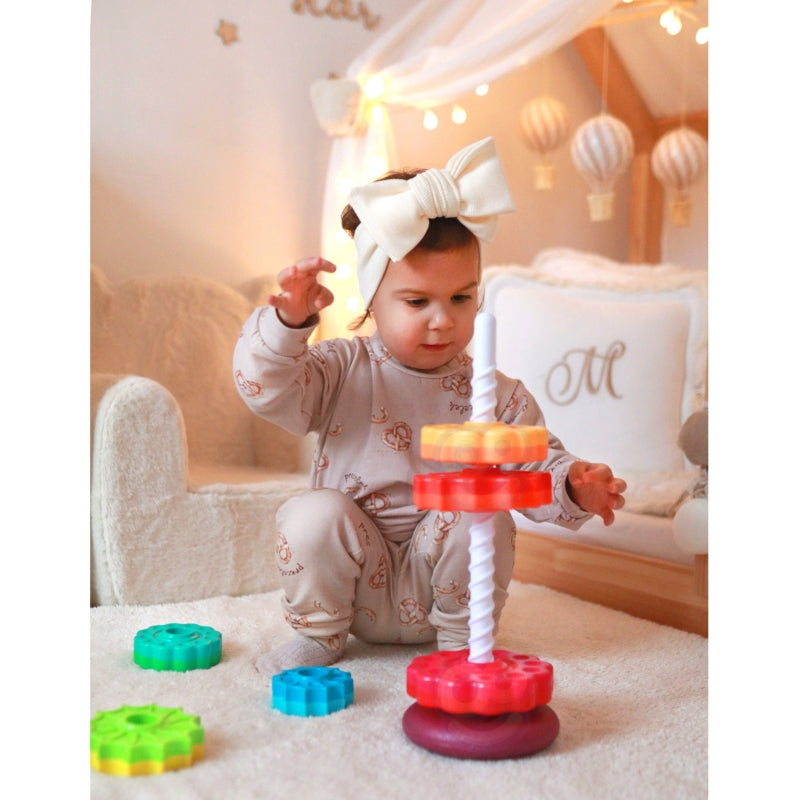 Lavinamasis susukamas bokštas vaikams "Žvaigždės", WOOPIE