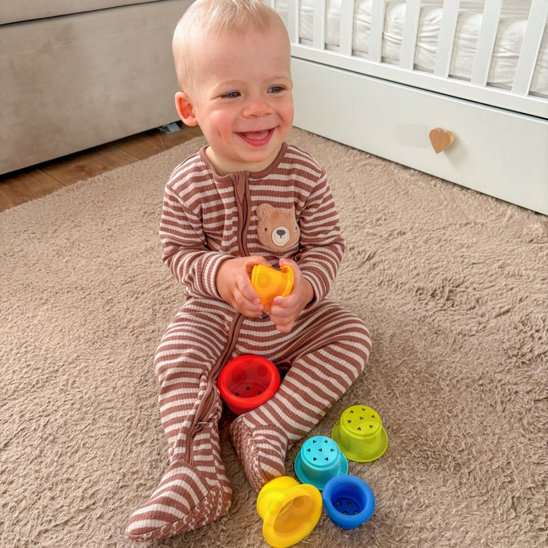 Edukacinis Montessori žaidimų dėžutės rinkinys 6in1 FSC WOOPIE GREEN