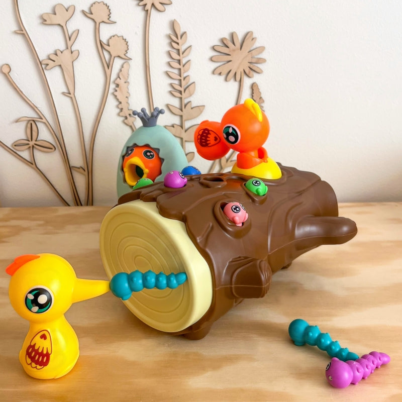 Vaikiškas magnetinis žaidimas „Pagauk kirminą“, Woopie