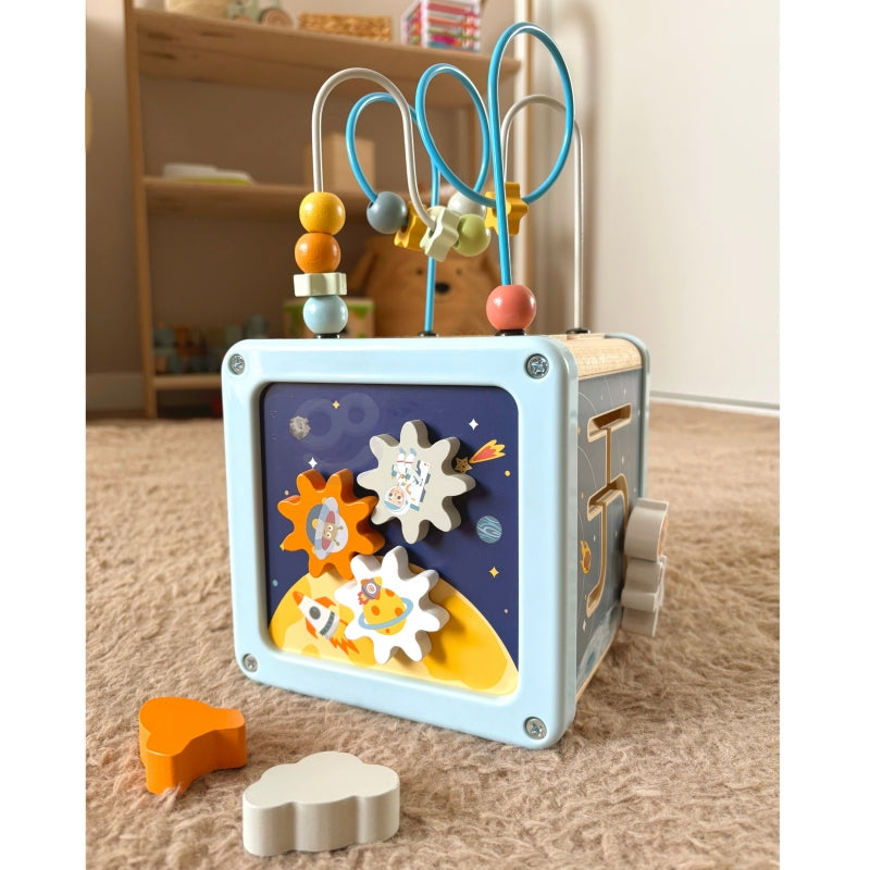 Medinis veiklos kubas „Cosmos Sorter Maze“ TOOKY TOY