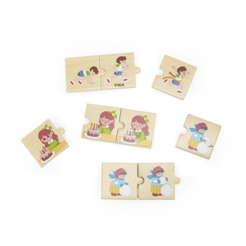 Medinė paveikslėlių derinimo dėlionė, VIGA