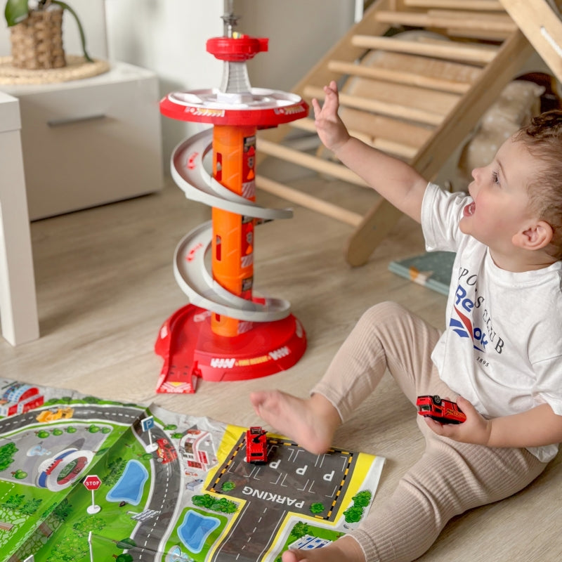 Didelė gaisrininkų automobilių aikštelė su garso efektais, Woopie