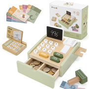 Medinis kasos aparatas, žalias, VIGA