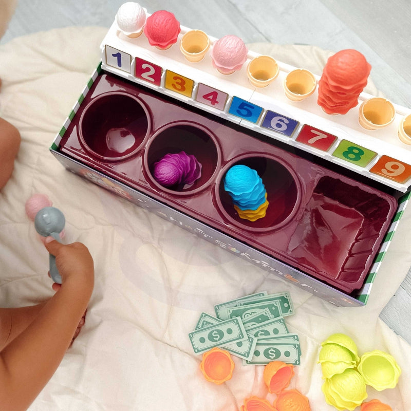 Vaikiška ledų parduotuvė su priedais 87 el, WOOPIE