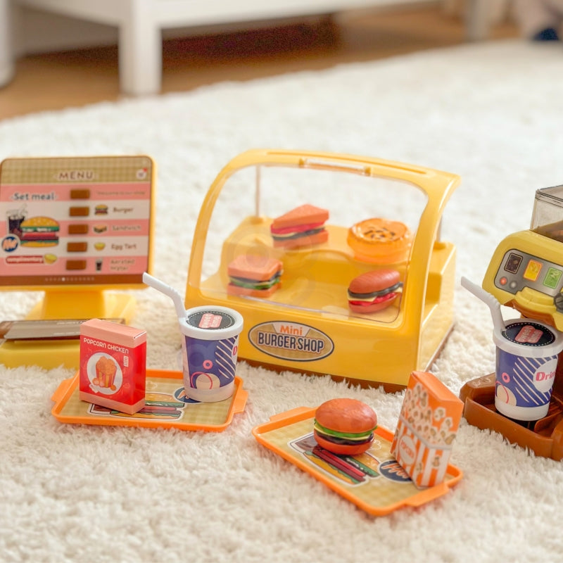 Mini mėsainių parduotuvė vaikams  WOOPIE 25 el.