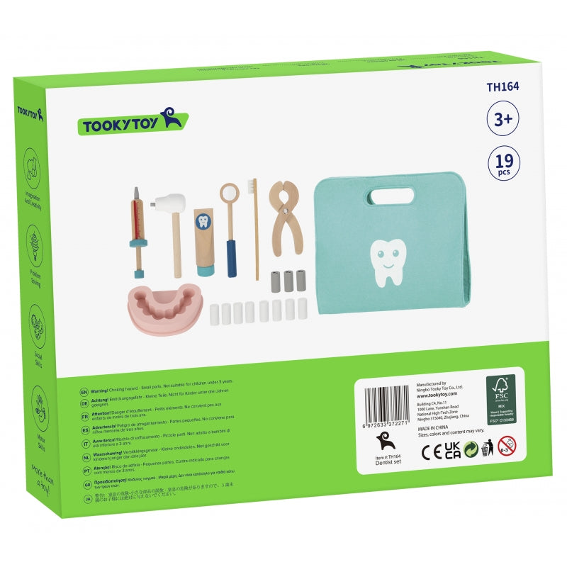 Mažasis stomatologo rinkinys su lagaminu, Tooky Toy