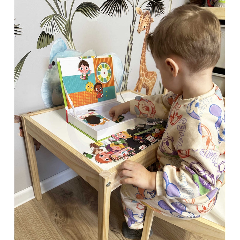 "TOOKY TOY" medinė magnetinės dėžutės dėlionė