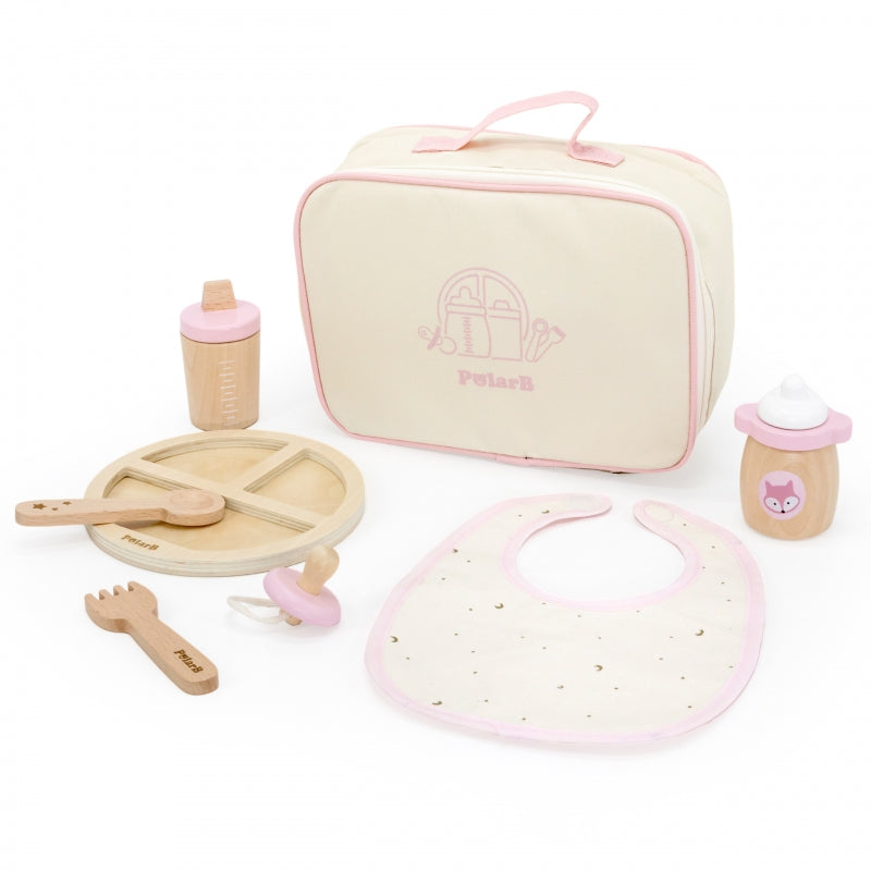 Medinis lėlių maitinimo rinkinys, VIGA