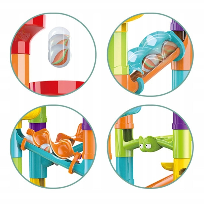 Spiralinio takelio ir kamuoliukų rinkinys 113 el.,Woopie