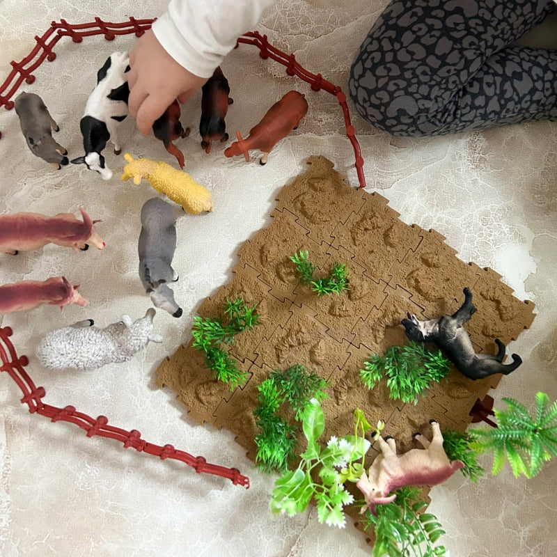 Figūrėlių rinkinys su dėžute 57 el, WOOPIE