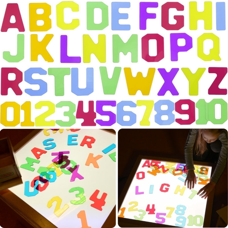 Mokomasis abėcėlės ir skaičių rinkinys 38 vnt, MASTERKIDZ