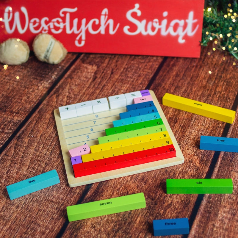 Žaislinė medinė matematikos lenta, Tooky Toy
