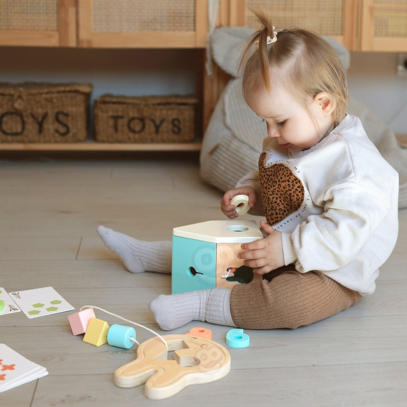 Kūdikių lavinamųjų žaislų rinkinys 25 el, CLASSIC WORLD