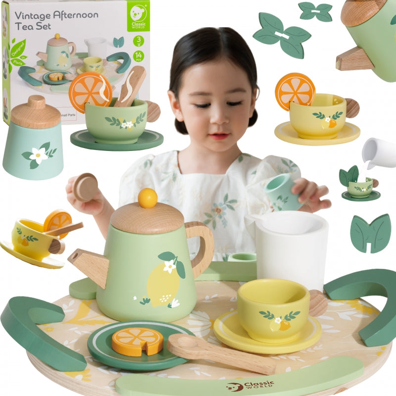 Medinis arbatos rinkinys, žalias, CLASSIC WORLD