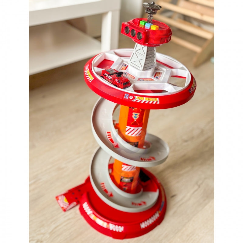 Didelė gaisrininkų automobilių aikštelė su garso efektais, Woopie