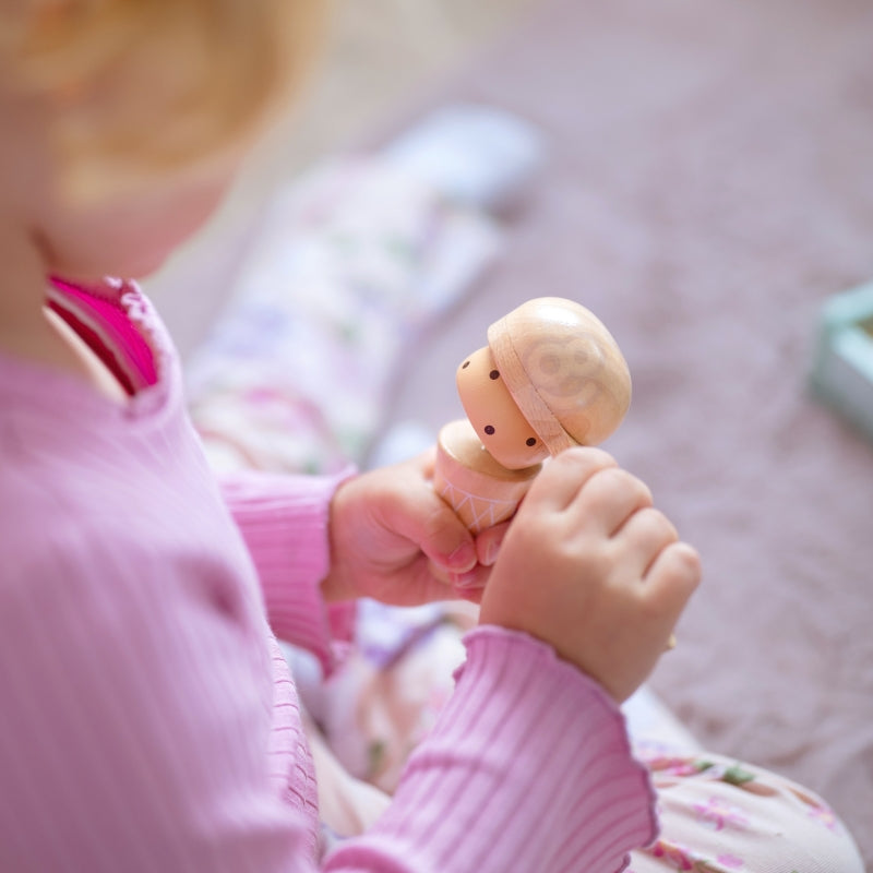 Medinis ledų parduotuvės prekystalio rinkinys 16 el., WOOPIE GREEN