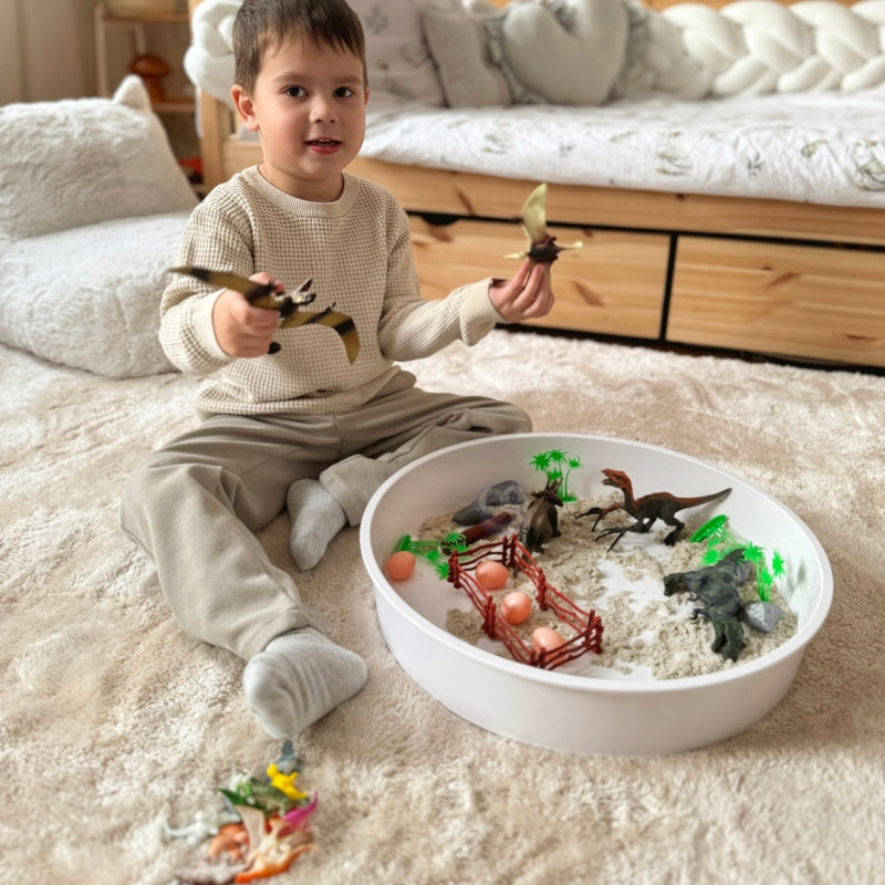 Figūrėlių rinkinys 40 vnt, WOOPIE, dinozaurai