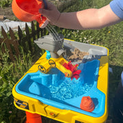 Vandens ir smėlio stalas su automobiliais 2in1 12el., WOOPIE