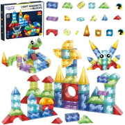 Magnetiniai 3D konstruktoriaus rinkinys 63 vnt., WOOPIE