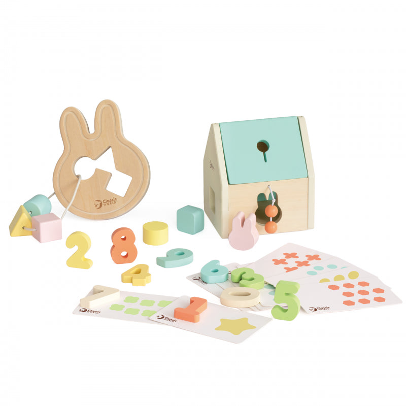 Kūdikių lavinamųjų žaislų rinkinys 25 el, CLASSIC WORLD