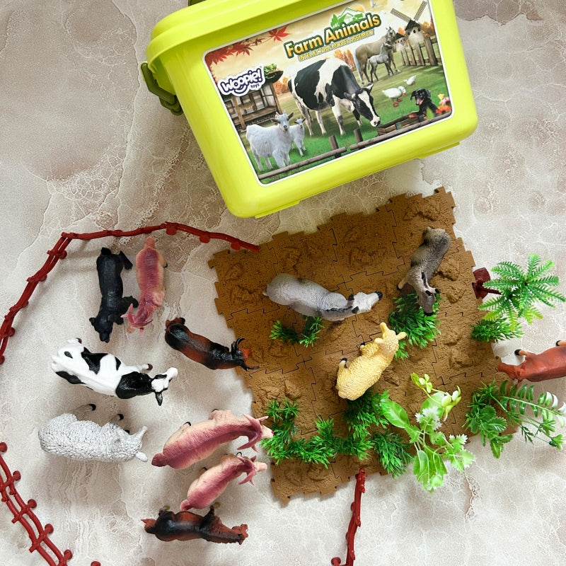 Figūrėlių rinkinys su dėžute 57 el, WOOPIE