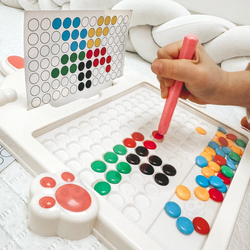 Montessori magnetinė lenta MagPad, WOOPIE, zuikis, rožinis