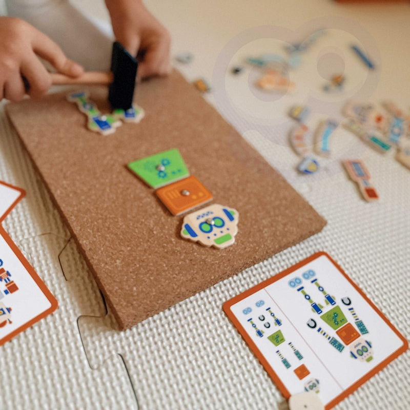 Prikalami mediniai robotai 45 detalės, Viga