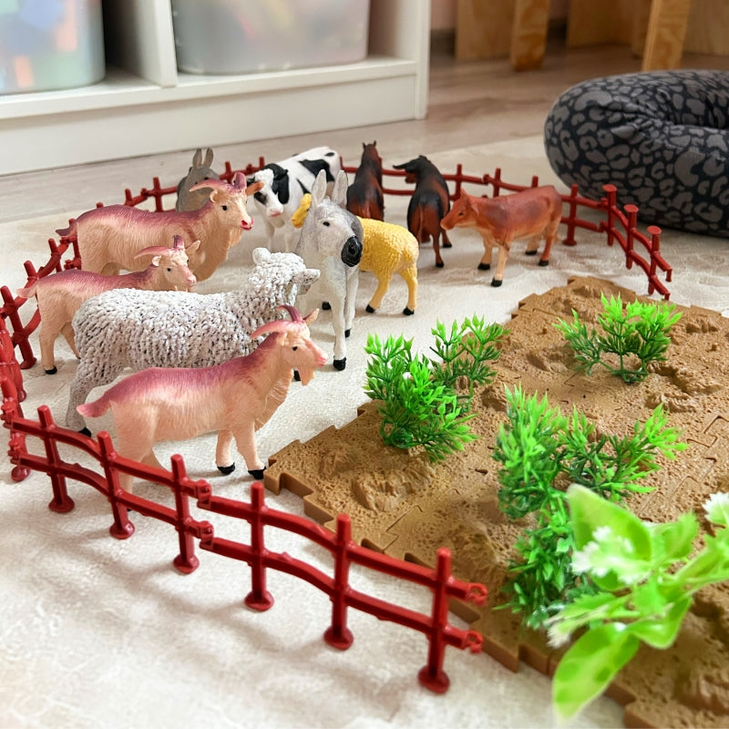 Figūrėlių rinkinys su dėžute 57 el, WOOPIE