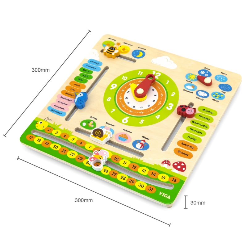 Medinis edukacinis kalendorius vaikams, anglų kalba, VIGA