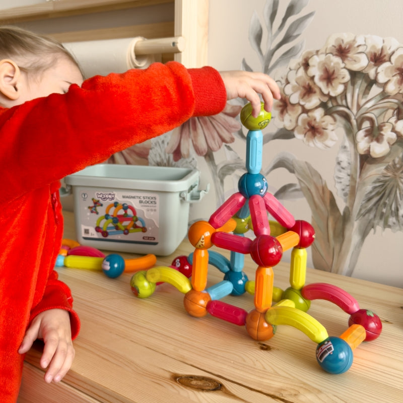 Magnetinis edukacinis konstruktorius 52 vnt. Woopie