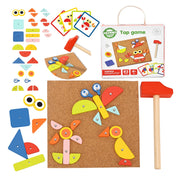 Medinis stalo žaidimas „Detalių prikalimas ant lentos“, Woopie