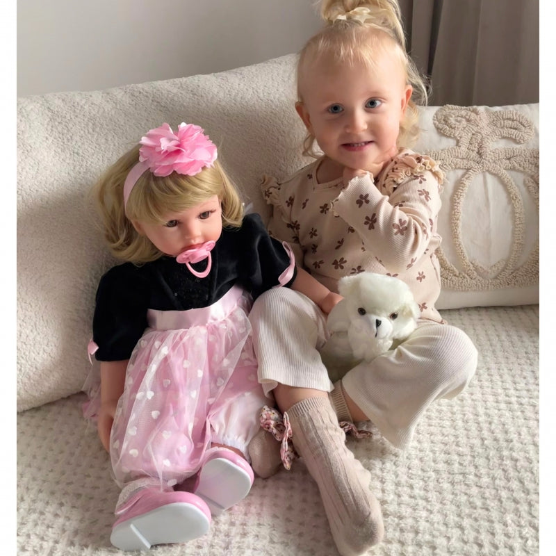 Lėlė su garso efektais, rožinė, WOOPIE