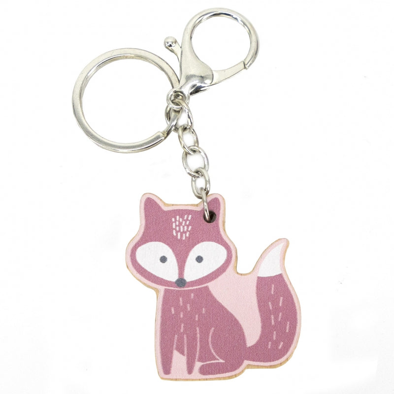 Medinis raktų pakabukas, lapė, Viga