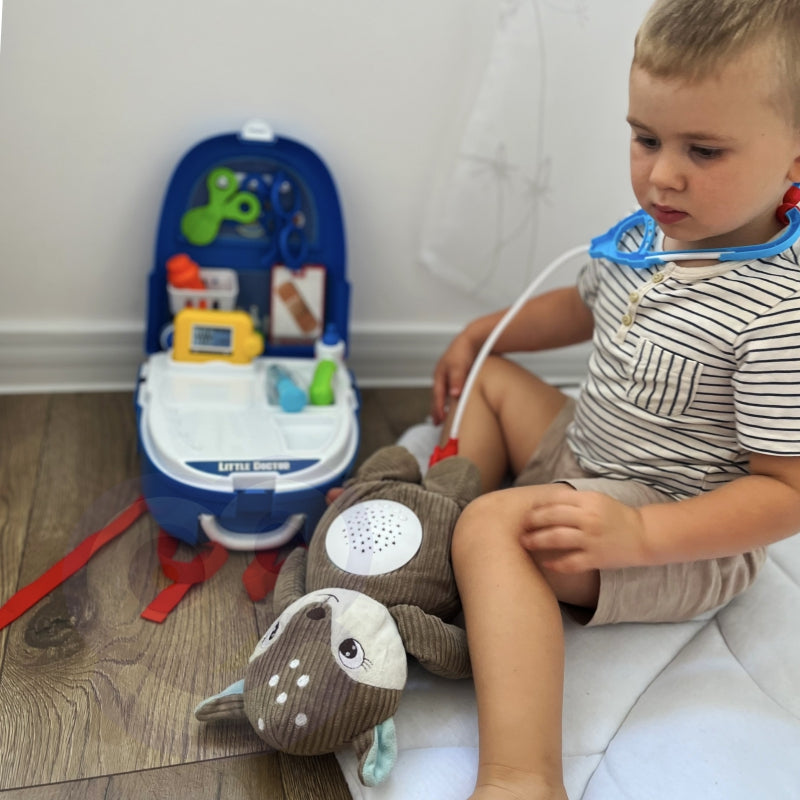 Gydytojo rinkinys kuprinėje 20 priedų, Woopie